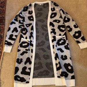 Leopard Print Cardigan
